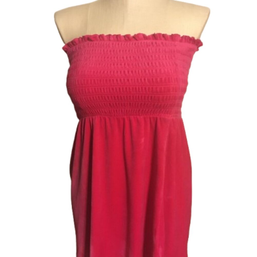 Juicy Couture Vixen Pink Terry Cloth Tube Top Dress